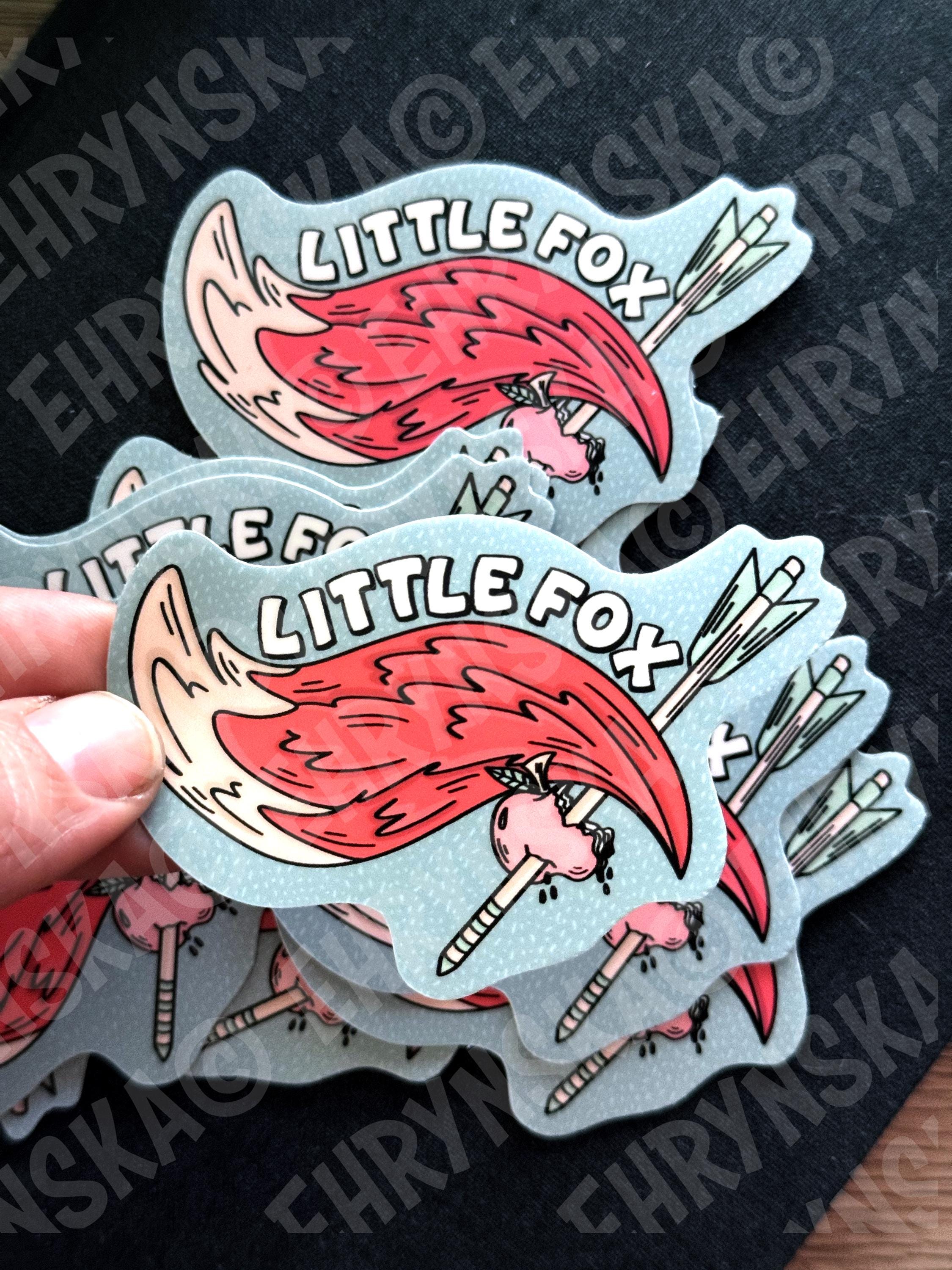 Officially Licensed Stephanie Garber Once Upon A Broken Heart Jacks Little Fox 3x2 Inch White Vinyl Waterproof Sticker!