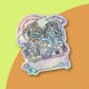 Electric Mayhem Muppet Poloraid Rainbow Maker Suncatcher Decal