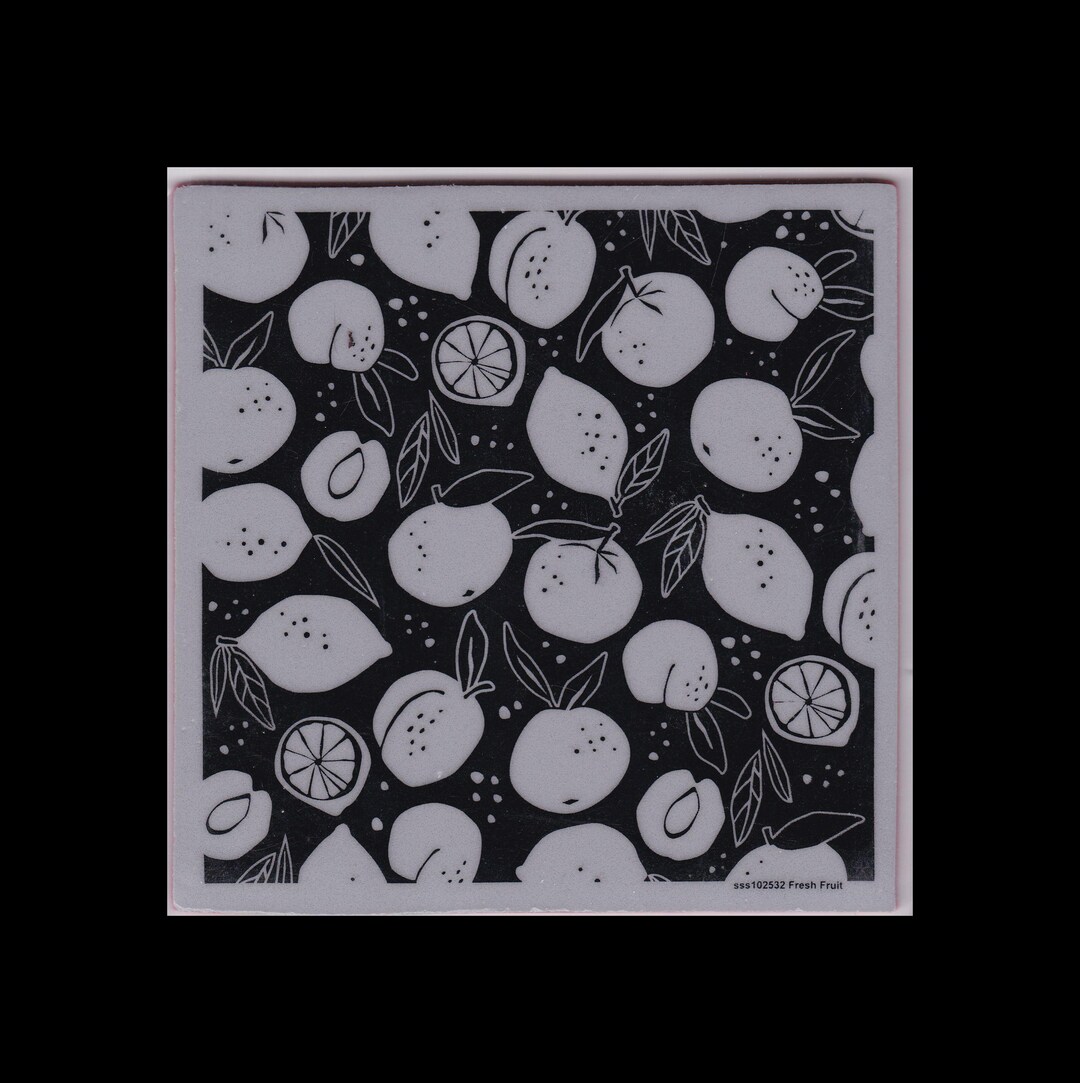 Simon Says Stamp "fresh Fruit" Background Cling Stamp - Etsy