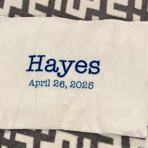 Custom Embroidered Pillow