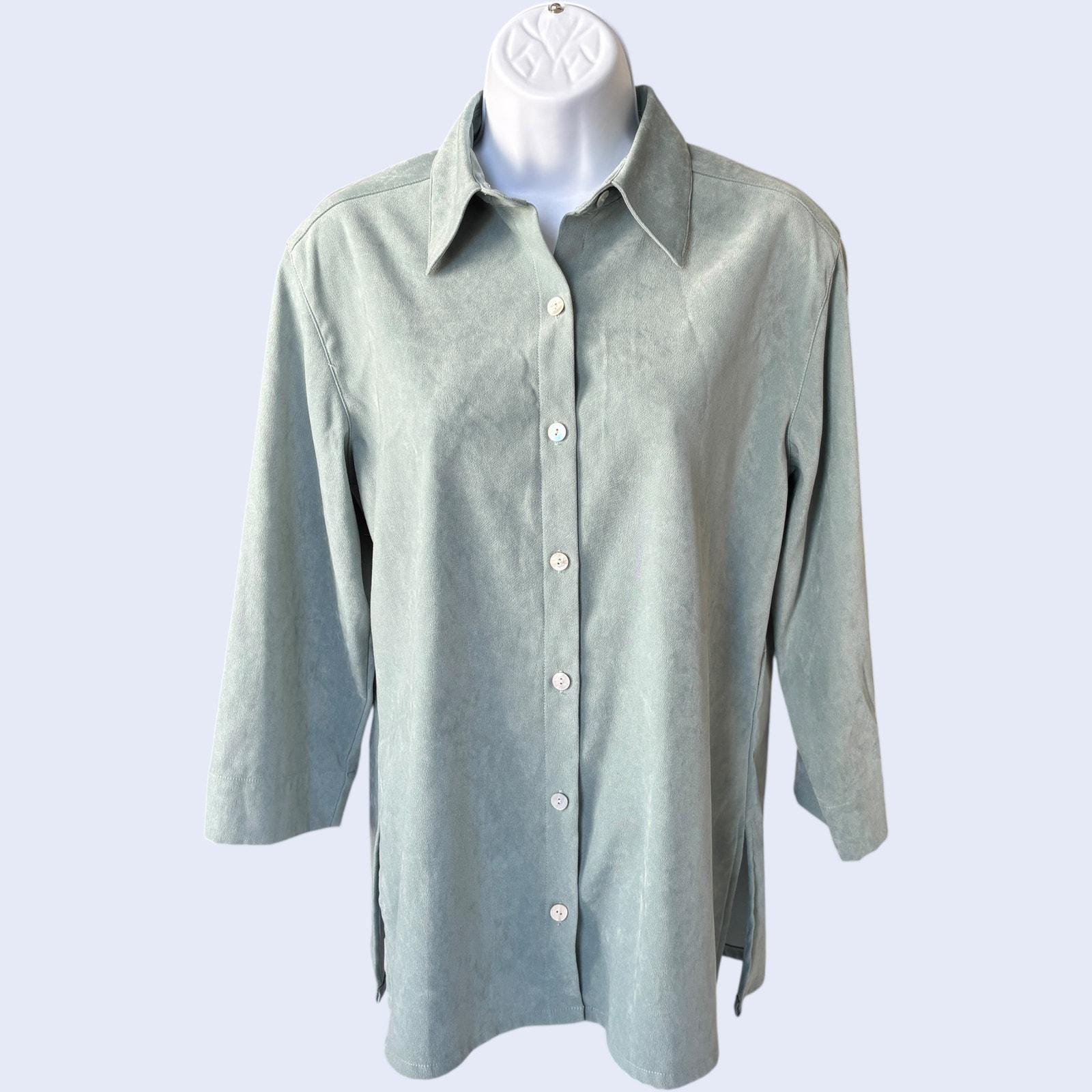 Sage Green Button up Shirt - Etsy