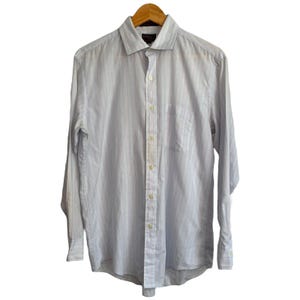 Pastel Stripe Button-Down Shirt 90s Preppy