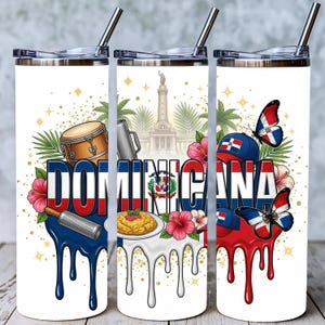 Dominicana Culture Tumbler Wrap, Monumento a los Héroes, Dominican Pride (Digital Download)