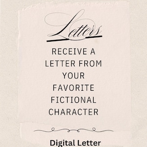 Carta DIGITAL de personagem fictício