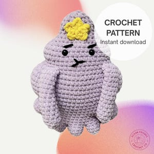 Patron au crochet princesse de l'espace sans couture PDF - Adventure Time - jouet de poupée Amigurumi inspiré PATTERN LSP