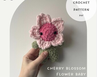 Cherry Blossom Flower Baby - Häkelanleitung PDF