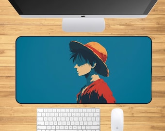 Luffy One Piece Playmat: Anime TCG Mousepad - Personalized Gaming Desk Mat