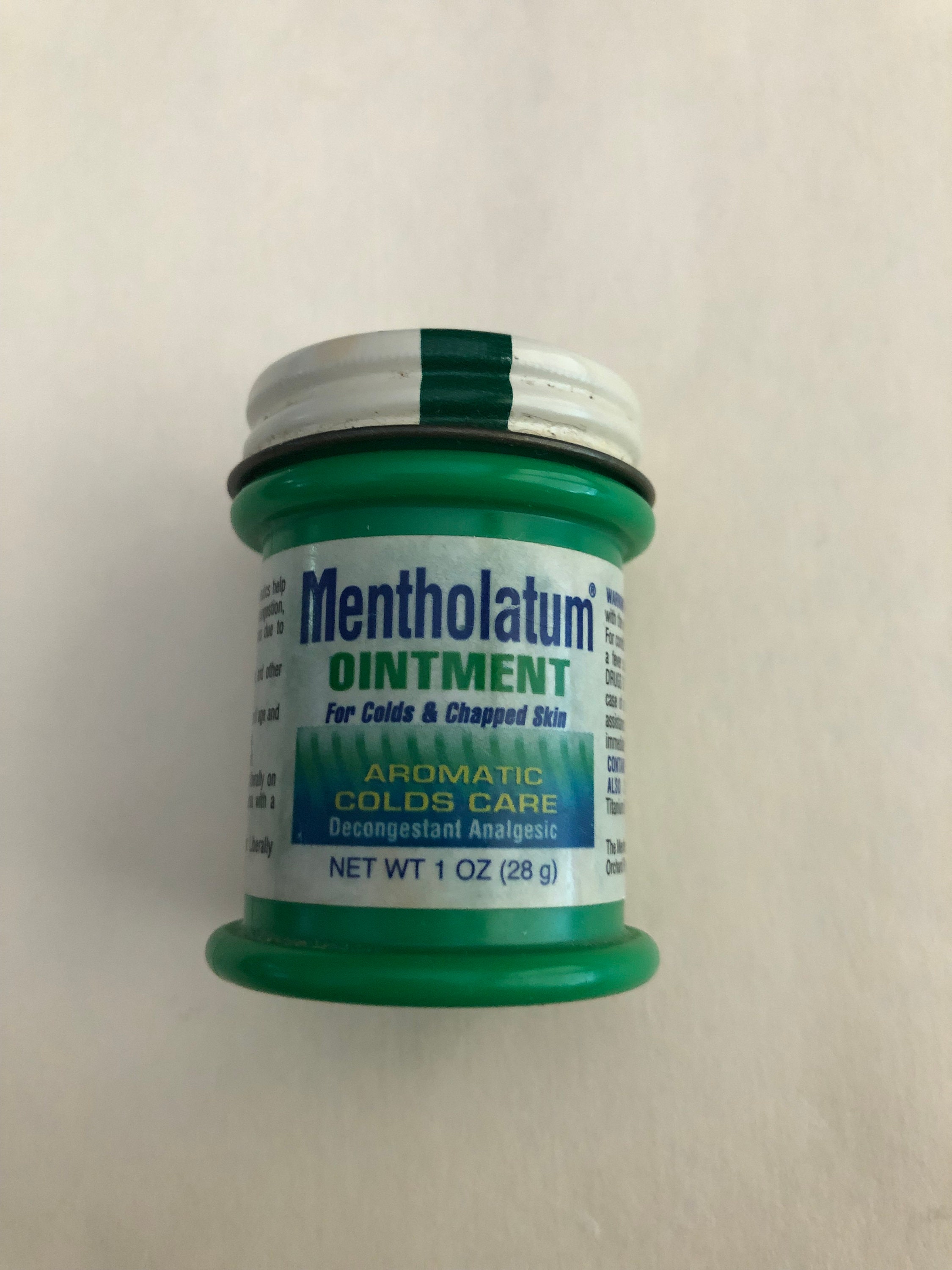 Collectible Vintage Mentholatum Ointment Jar Empty Jar Smell - Etsy