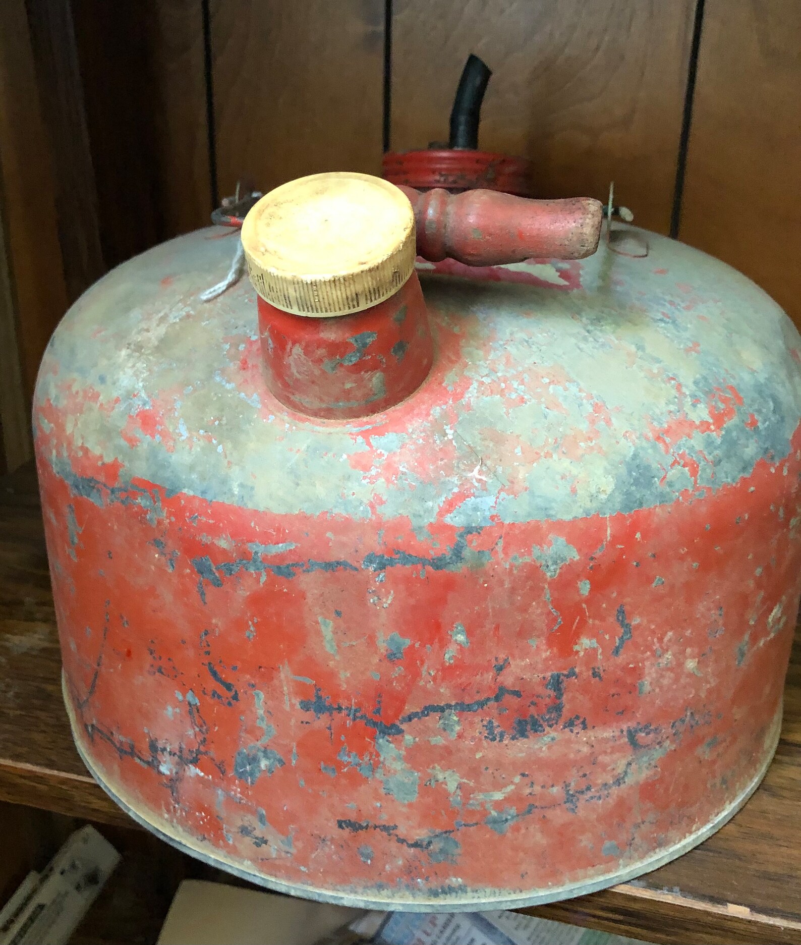 Vintage Small Gas Can Rustic Home Decor Gift Idea Fathers Etsy