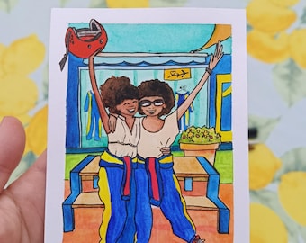 Peinture fait main à partir de photo | Aquarelle originale sur beau papier | Idée cadeau