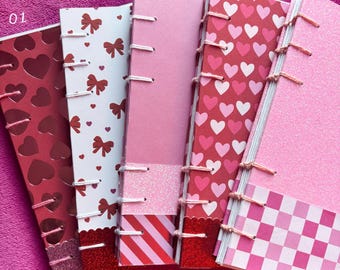Carnets de croquis Relié à la main 5 x 7 pouces pour la Saint-Valentin