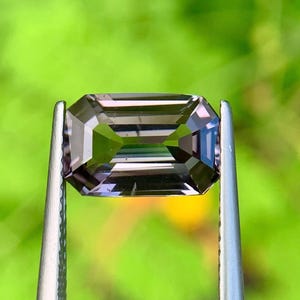 Burma No Heat Natural Grey Spinel 2.71 Ct Asscher Cut | Unheated Untreated Loose Gemstone | Rare Collectors Gem for Fine Jewelry