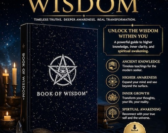 Book of Wisdom PDF | Spiritual Guide & Esoteric Knowledge | Inner Growth  Consciousness Book Digital Download