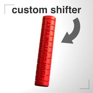 Tall Personalized Gear Shifter-Handbrake Knob for Racing Sim | Manual Vehicle Upgrade | Car Interior Accessory | Custom Handle