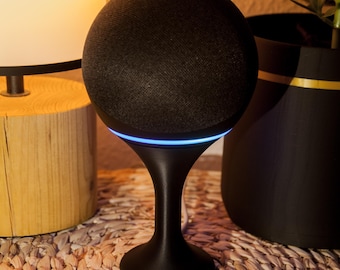 Holder for Echo Dot 4th / 5th Generation Stand - Pedestal - Simple - Elegant - Alexa - Decoration - Mount