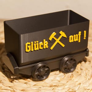 Bergbaulore "Glück auf!" - Als Geschenk oder Dekoration für Ruhrpottfans - Variante als Spardose