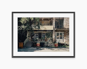 Coffee Bar, Photography Prints, Cafe Poster, Street Photography, Coffee Bar Wall Art, Cafe Print, Museum Quality Photography Poster