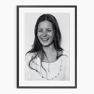 Kate Moss, Photography Prints, Kate Moss Poster, Fashion Print, Kate Moss Print, Black and White Wall Art, Museum Quality Photography Poster
