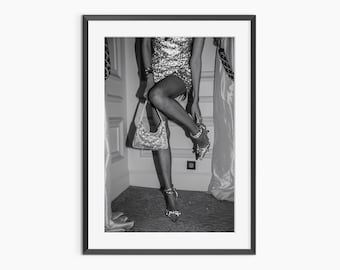 Fashion Print, Photography Prints, Fashion Wall Art, Fashion Poster, Black and White Wall Art, Museum Quality Photography Poster