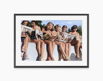 Newspaper Print, Photography Prints, Fashion Print, Newspaper Poster, Fashion Wall Art, Fine Art Print, Museum Quality Wall Art