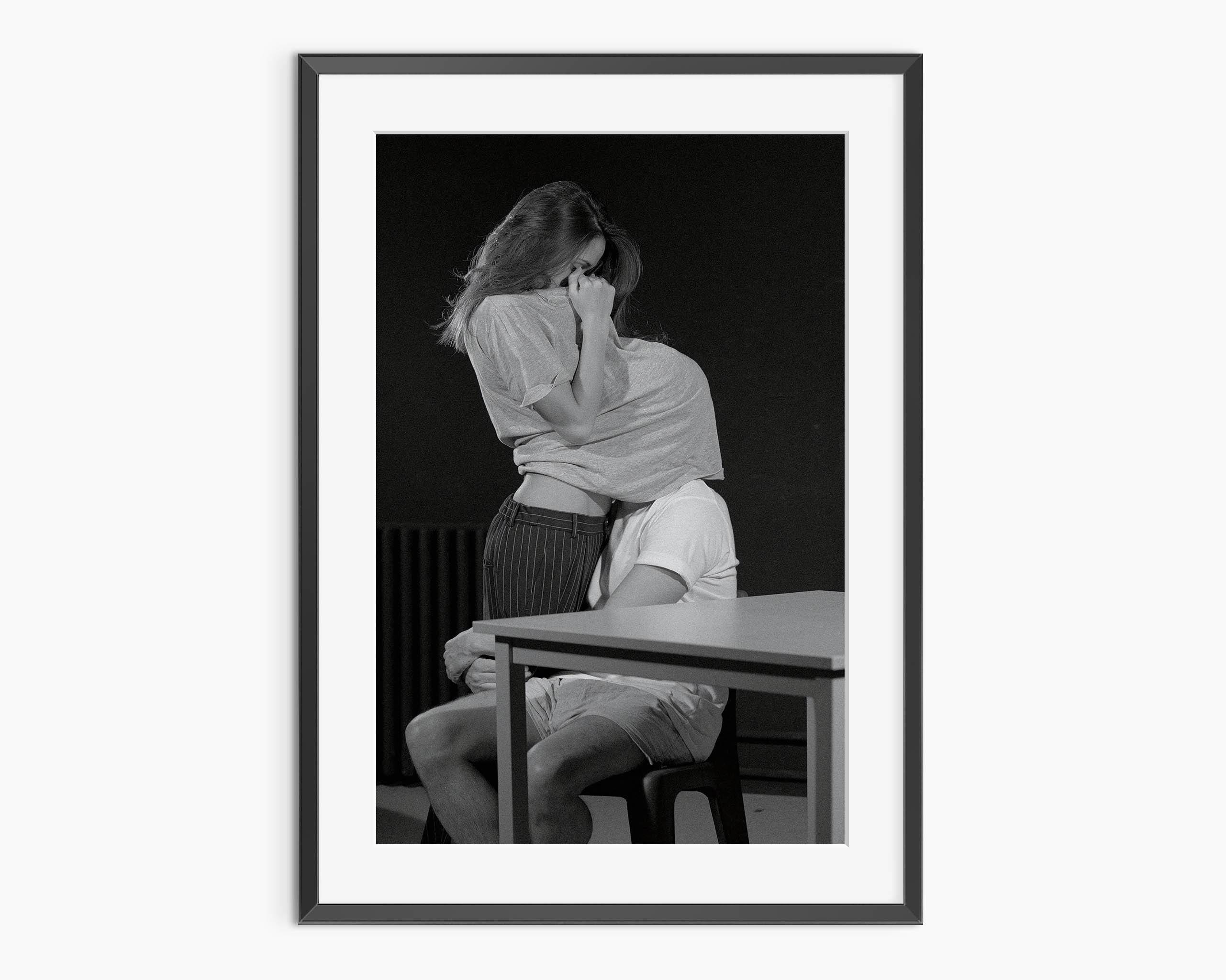 Sensual Couple Poster, Black White Wall Art, Romantic Couple Poster, Black White Photos, Cute Couple Moments, Museum Quality Photo Art Print