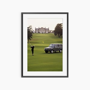 Arte mural de golf, impresiones fotográficas, póster de golf, impresiones de golf, decoración para la cueva del hombre, arte mural para sala de estar, póster fotográfico con calidad de museo