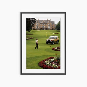Impresiones de golf, impresiones fotográficas, póster de golf, arte mural de golf, póster de dinero antiguo, arte mural para sala de estar, póster fotográfico con calidad de museo