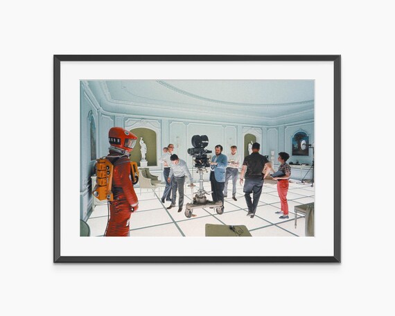 2001 A Space Odyssey Poster, Stanley Kubrick Movie, Behind the Scenes, 2001 Movie Affiche, Kubrick Movie Affiche, Museum Quality Photo Print
