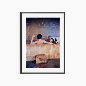 Steve McQueen Print, Photography Prints, Steve McQueen Poster, Retro Poster, Bathroom Wall Art, Museum Quality Photography Poster