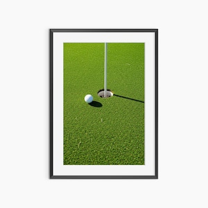 Arte mural de golf, impresiones fotográficas, póster de golf, decoración de sala de estar, póster deportivo, decoración estética de habitaciones, póster fotográfico de calidad museística