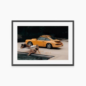 Porsche Poster, Fotografie Drucke, Vintage Porsche, Retro Auto Druck, Porsche Wandkunst, Auto Fotografie, Fotografie Poster in Museumsqualität