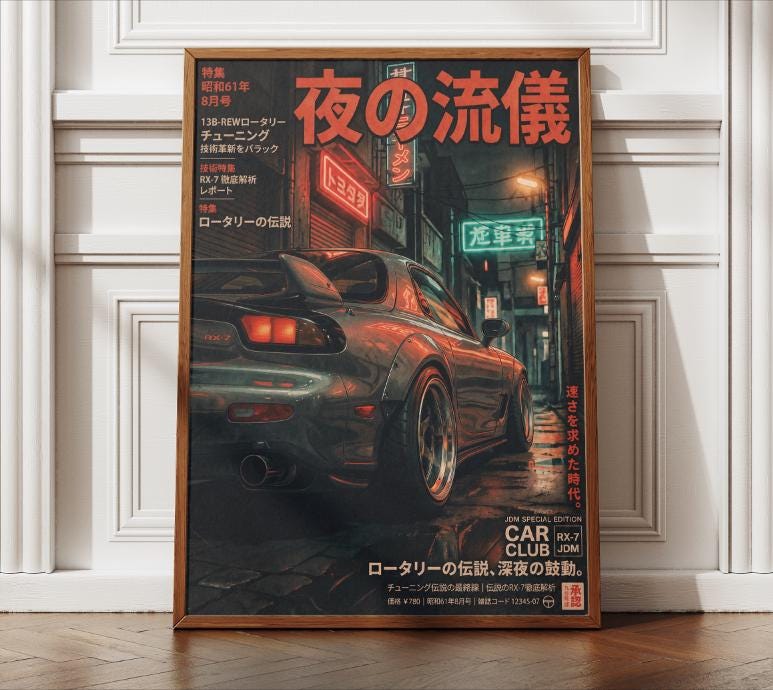 80s car magazine - Etsy 日本