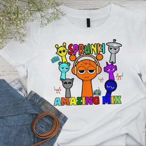 Sprunki Png, sprunki plush Png, sprunki design, Birthday Present, Kids Gamer, tshirt Kids, women, Png Digital Download, INSTANT DOWNLOAD S35