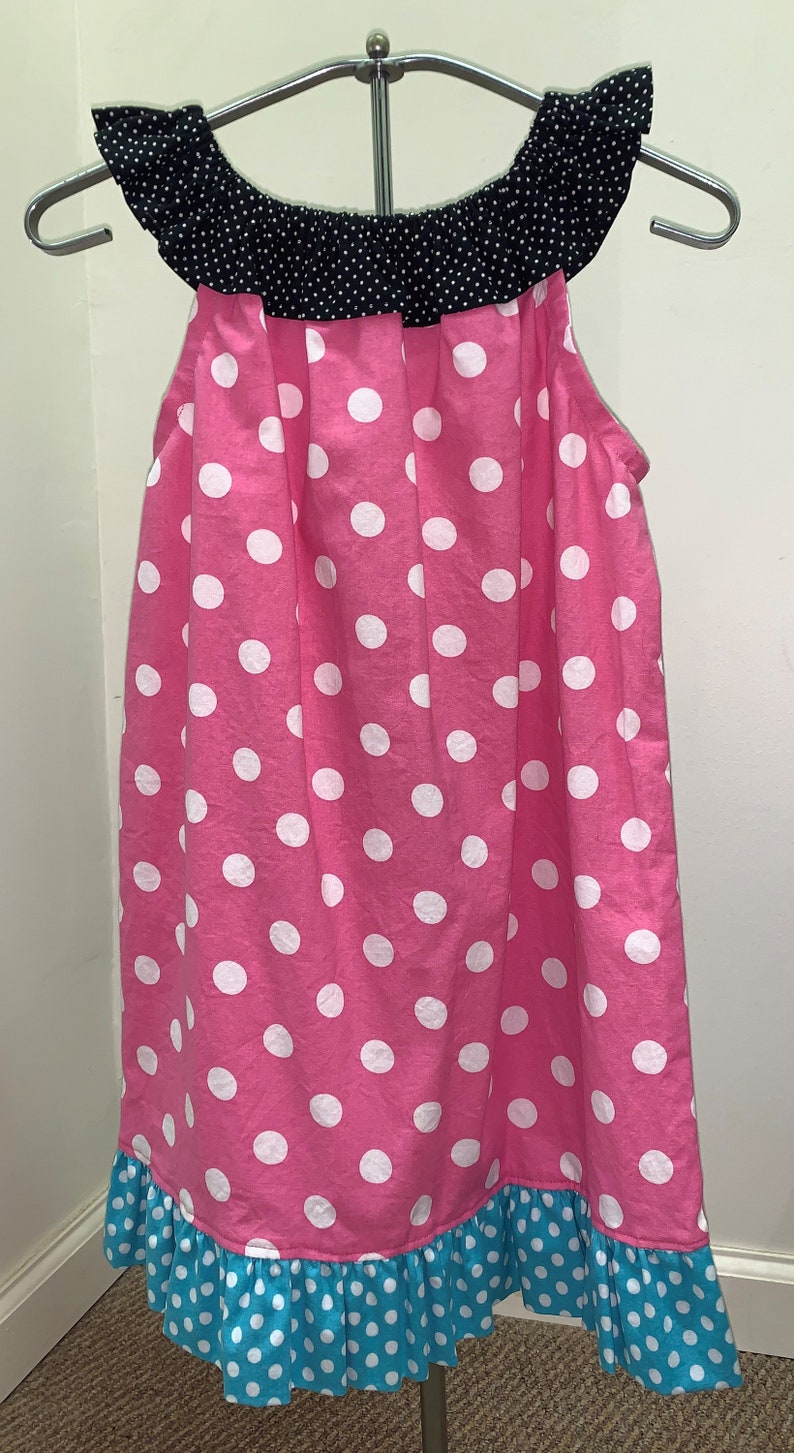 Pink Minnie Mouse inspired sun dress