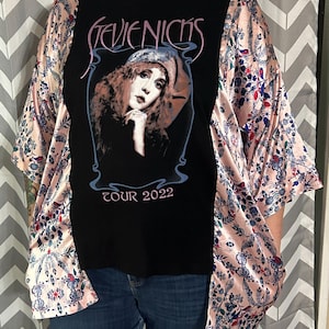 One-of-a-kind Reconstructed Stevie Nicks shirt