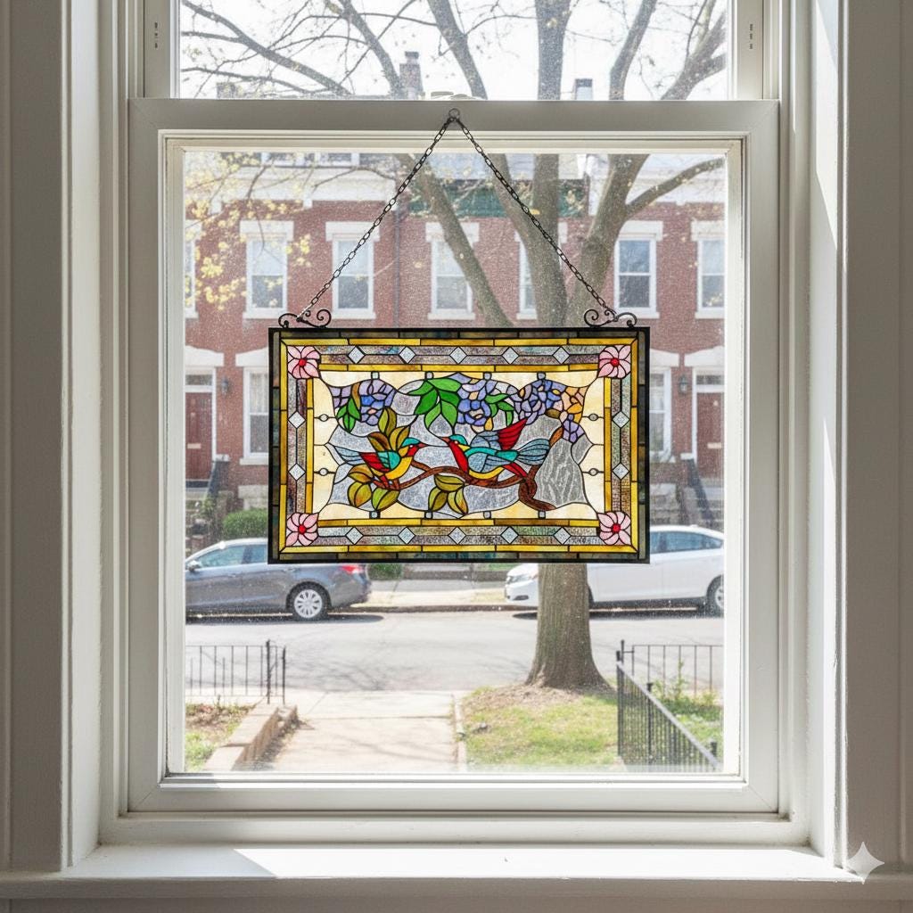 Stained Glass 21 X 21 - Etsy