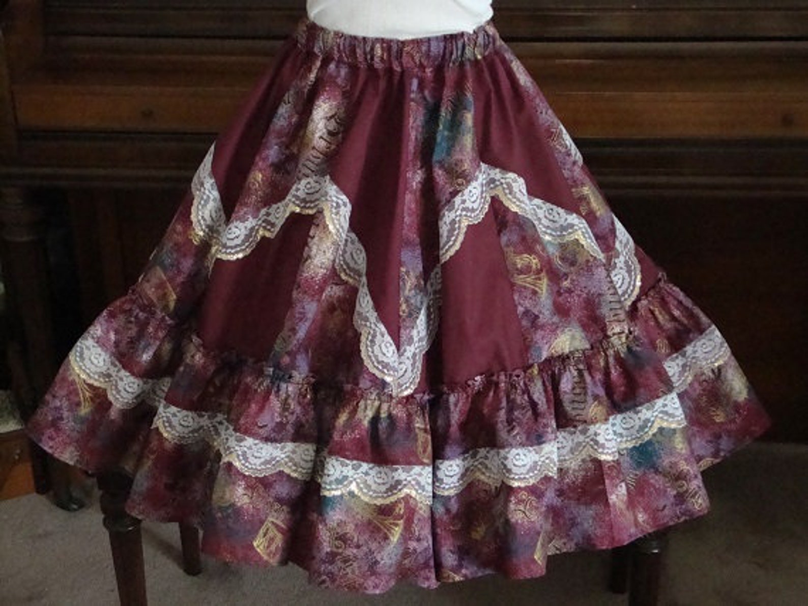 Square Dance Skirt Etsy