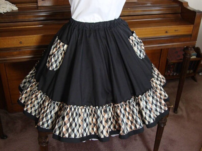 Square Dance Skirt Etsy