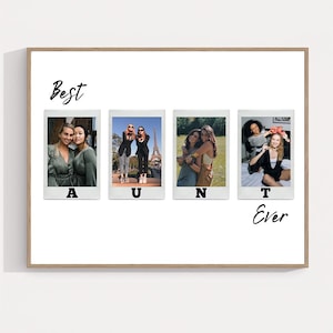 Personalized Auntie Gift Print, Gift from Nephew Niece, Aunty Ideas as Gift, Custom Gift for Aunt, Sister Gift from Child, Gift for Sis
