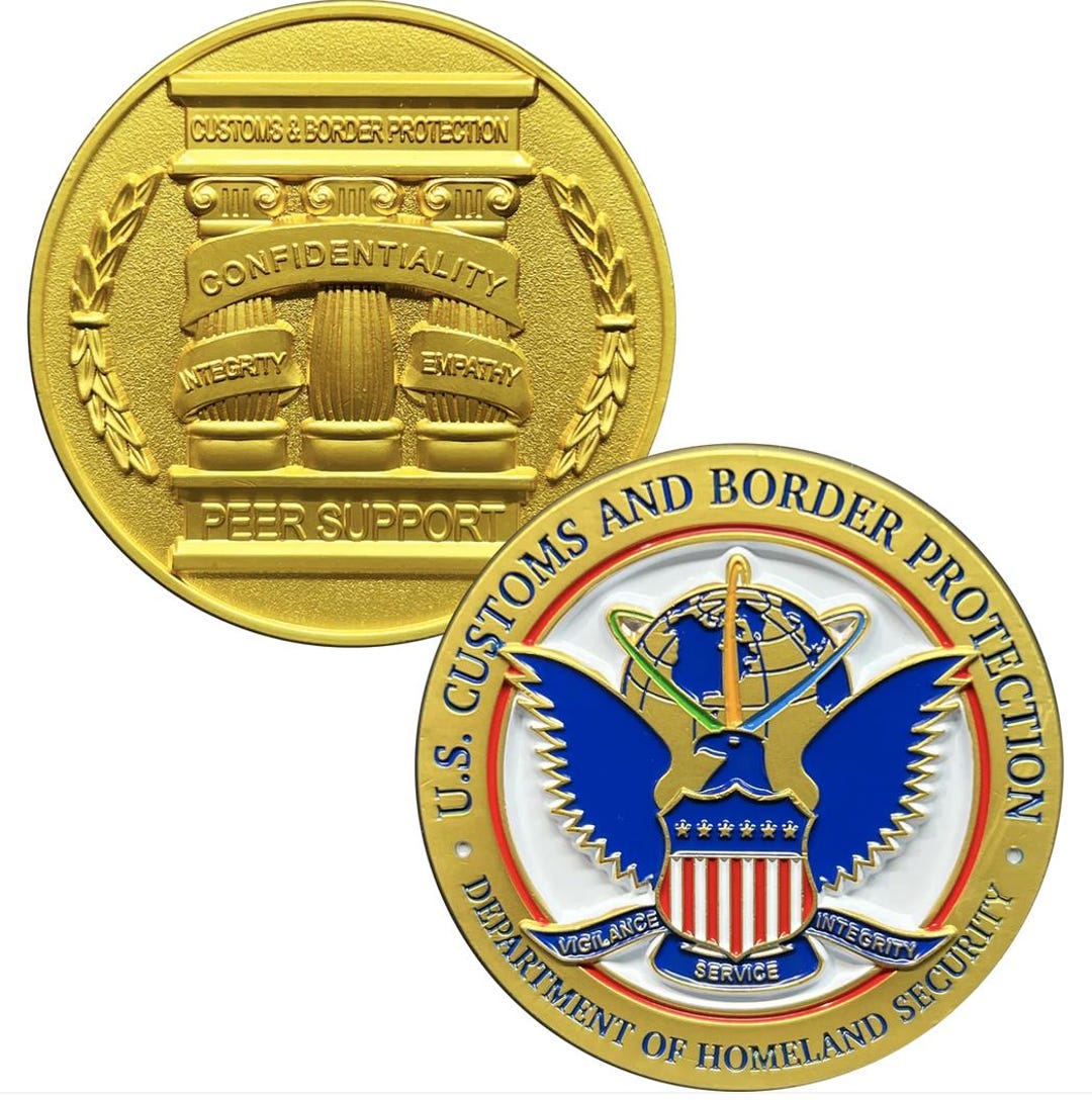 CBP Border Patrol Field Ops AMO Peer Support Challenge Coin - Etsy