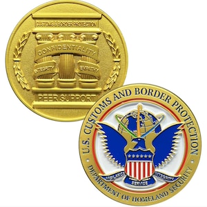 CBP Border Patrol Field Ops AMO Peer Support Challenge Coin