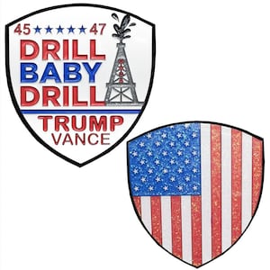 President Trump Vance 47 Challenge Coin - Drill Baby Drill