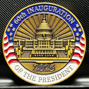 Trump Vance Presidential Inauguration 47 Challenge Coin