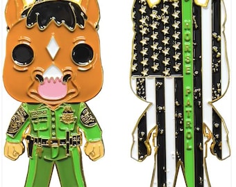 Border Patrol Agent Challenge Coin - Horse Patrol Thin Green Line American Flag Honor First