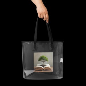 Clear tote bag
