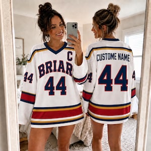Camiseta de hockey de Briar, camiseta Graham 44 Off Campus, sudadera con capucha universitaria Briar U, productos de Hockey Romance BookTok, regalo para amantes de los libros, Garrett Graham