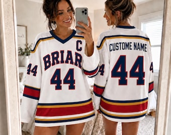 Briar Hockey Jersey, Graham 44 Off Campus Shirt, Briar U Varsity Hoodie, Hockey Romance BookTok Merch, Gift for Book Lover, Garrett Graham