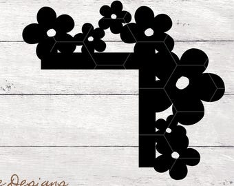 Daisy Corner Decor SVG/PNG/PDF: Door, Window, Light Switch