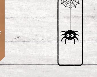 Spider Halloween Candle SVG: Dollar Store Pillar Candle File (Digital)
