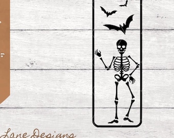 Skeleton Halloween Candle SVG - Pillar Candle File (Digital Download)
